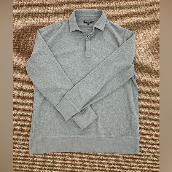 Men's XL Tall Heather Grey Banana Republic Core Temp Shirt - Picture 4 of 14
